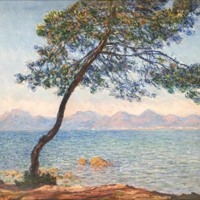 Monet, Renoir and Chagall and their travel in the Mediterranean Sea